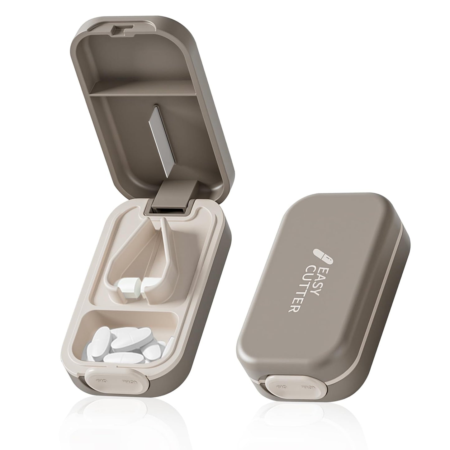 Small Pill Cutter with Safety Lock
